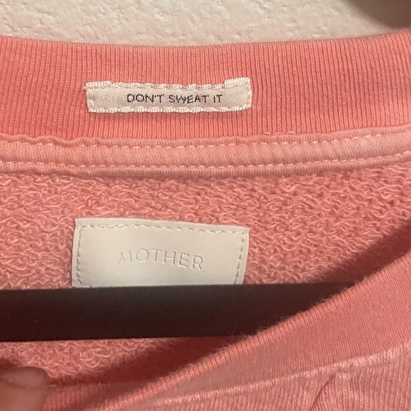 MOTHER The Square Sweatshirt Sweater Pink Size X-Small - Picture 3 of 6